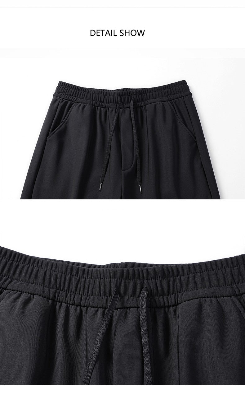 Winter Running Pants Men's Outdoor Waterproof Windproof Thickened Jogging Sports Trousers Warm Fitness Sports Casual Long Pants