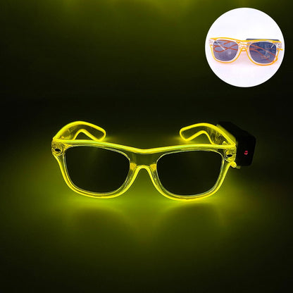 New Cool Wireless Glowing LED Light Up Glasses For Rave Festival Party Luminous Neon Mosaic Sunglasses Club Disco Eye Glasses
