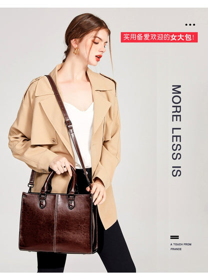 Women Handbag Cross body Shoulder Tote Bag Genuine Leather Shopping Fashion Office Female Real Cowhide Messenger Top Handle Bags