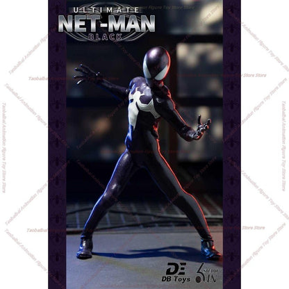 6in Studio 1/12 Ultimate Netman Red Ultimate Black Symbiote Action Figure Anime Toy em Estoque Original