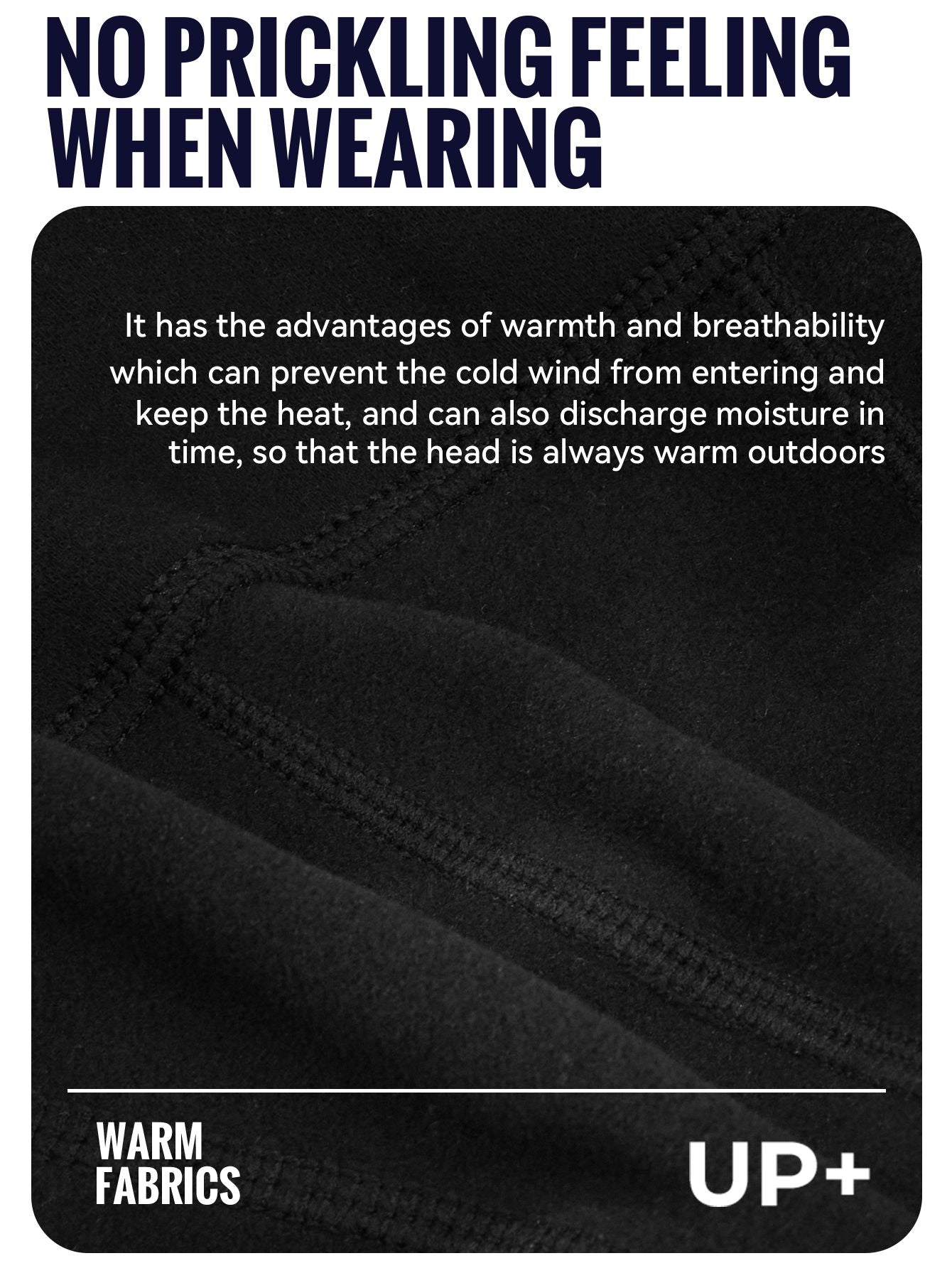 WRELS Warm Beanie Knitted Skull Cap Fashion Winter Hat Thermal Fleece Lined Sports Hat Windproof Sweat Absorbing Sports Hat