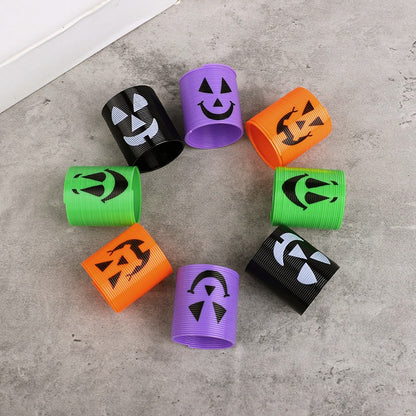 12/36pcs Halloween Coil Springs Toys Kids Halloween Party Favors Trick or Treat Gifts Boy Girl Birthday Goodie Bag Bucket Filler
