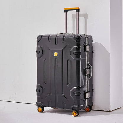 Large Capacity Aluminum Frame Luggage Suitcase with Wheels Travel Bag Durable And Wear-Resistant 20-28 Inch Rolling Suitcase