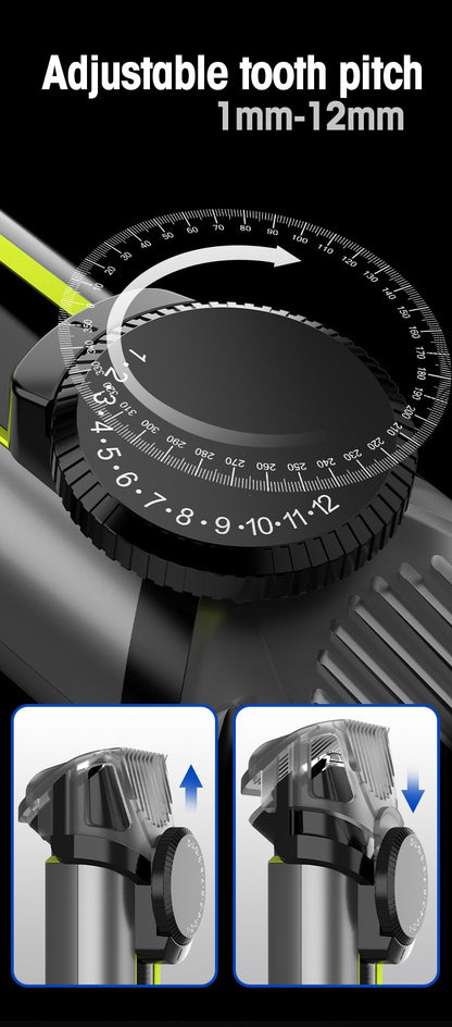 IRUIBEAUTY 4-in-1 Hair Trimmer Electric Hair Clipper IPX5 Waterproof Hair Cutting Machine Adjustable Shaver Nose Trimmer for Men