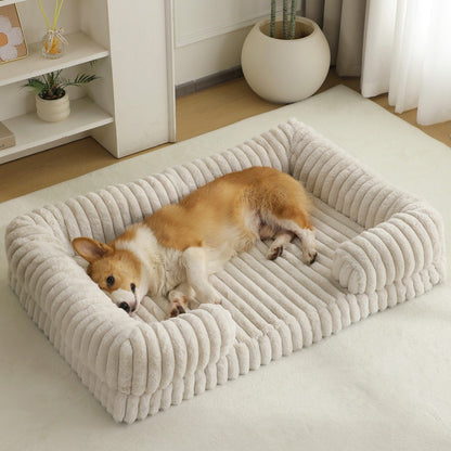Cama Grande e Quente para Cães e Gatos, Ninho Fechado para Gatos, Colchonete Macio para Animais de Estimação, Cama para Gatos