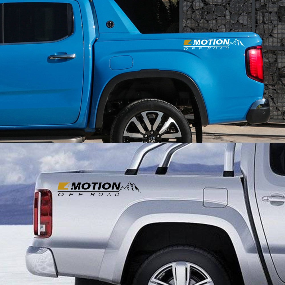 Car Sticker For Volkswagen VW Amarok V6 4Motion Tdi Pickup Body Side Off Road Decor Decal Truck Vinyl Cover Auto Accessories