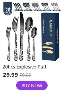 20/30/40Pcs Luxury Tableware Flatware Set Creative Snake Skin Hotel Steak Dinnerware Set Stainless Steel Gold Cutlery Set Gift