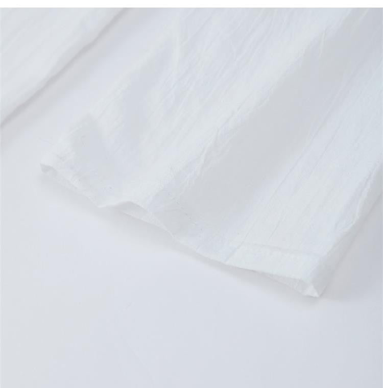 C.NEW S 2024 Spring New Female Street Tops Green Linen Lace Up Long Sleeve For Women Fashion Chic Casual Loose V Neck Shirt