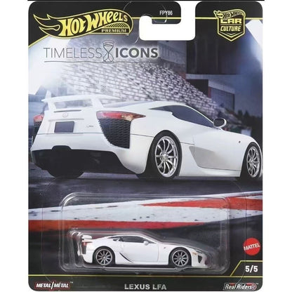 2026 Novo Mattel Hot Wheels Car Culture Fpy86 Timeless Classic Ferrari F50 Porsche Carrera Gt Nissan R34 Lfa Carrinho de Brinquedo Die-Cast Presente de Fim de Ano Modelo de Carro Colecionável Autêntico