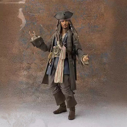 16cm Movie Figures Movable Jack Sparrow Action Figure Statue Model Doll Collection Toys Gifts