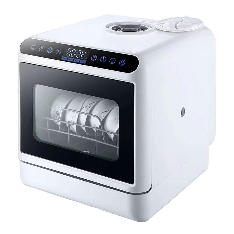 Smart Mini Dishwasher Countertop 6-8 Sets With Air Drying & Sterilization Function For Kitchen
