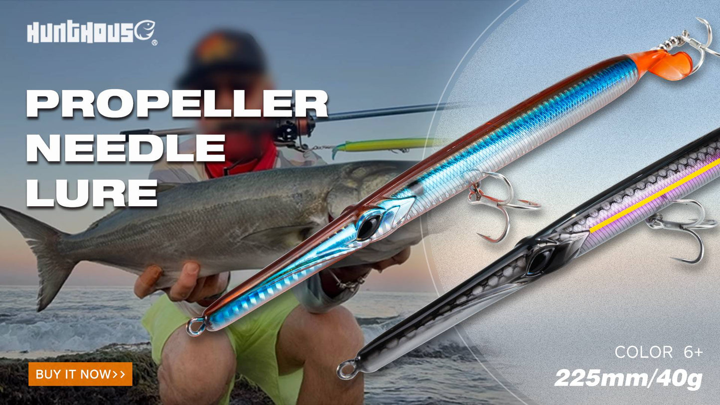 Isca Artificial Hunthouse Articulada Lápis 3 Seções 255mm/30.6g Agulha Sinking Swimbait para Anchova Robalo Material de Pesca
