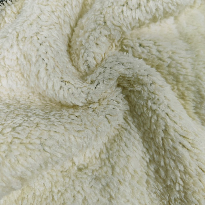 Fleecing Lamb Wool Outerwear Plush Pants Drawstring Thickened Sweatpants Gold Trimmed Casual Long Pants Women Clothing Winter