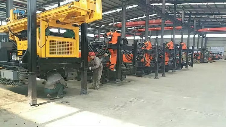Perfuratriz Rotativa de Poço Artesiano a Diesel YUGONG com Profundidade de 600m - Ideal para Projetos de Água Industriais e Agrícolas
