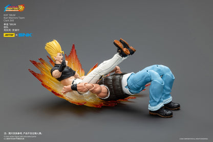 Warhammer SNK 1/18 Action Figures KOF 98UM Ikari Warriors Team Leona Heidern Ralf Jones Clark Still Stage Base-Japan Street