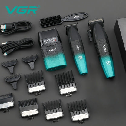 VGR Hair Clippers Professional Hair Trimmers Rechargeable Body Trimmer Electric Clippers Adjustable Hair Clippers Men V-640 s3