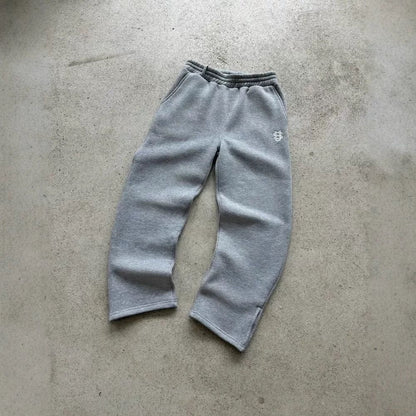 2025 European and American fashion embroidery design men clothing set Y2k street Harajuku Gothic loose couple casual tracksuit