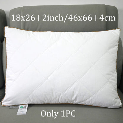 WQSPRING White Pillow Core Home Pillows Washable Pillow Skin-friendly Neck Pillow Cushion Almohadas Dormir ??????? Throw Pillows