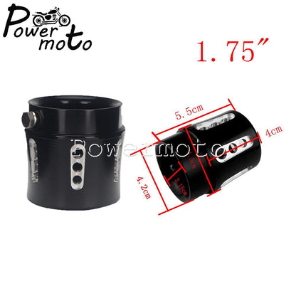 Custom 1-3/4" Exhaust Tip Cafe Racer Tail Pipe Cap for Harley Touring Sportster XL Chopper Bobber Scrambler XS650 CB500