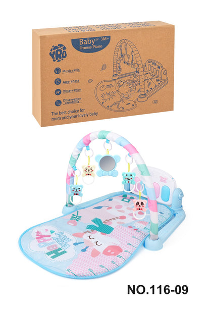 Tapete de Atividades para Bebê Multifuncional, Ginásio de Fitness, Brinquedo Musical, Educacional, para Engatinhar, Presente para Crianças