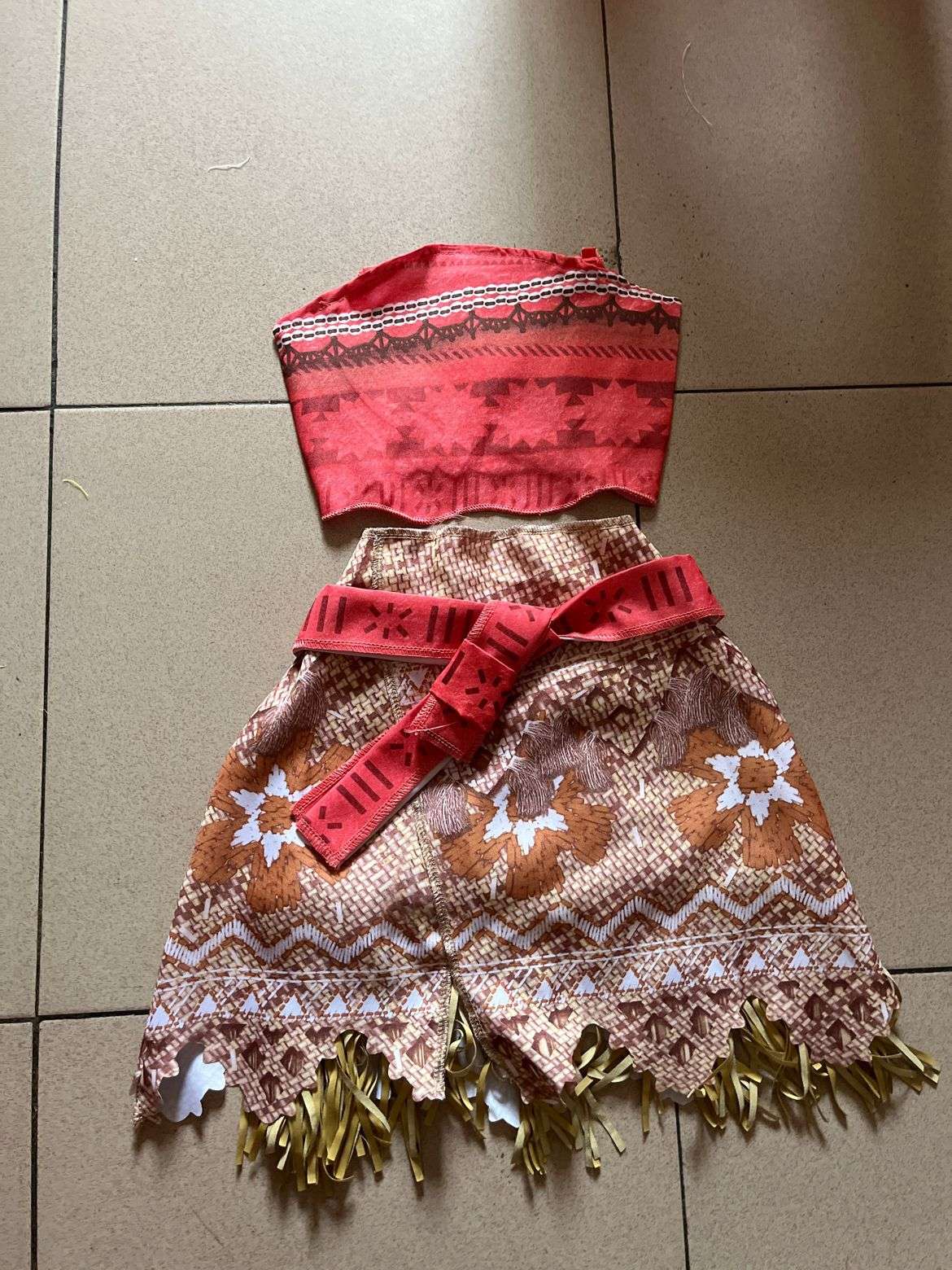 Disney NEW Moana Episode 2 Movie Costume Princess Vaiana Role Play Dress Girls Carnival Outfit Toddler Polynesian Beach Dress
