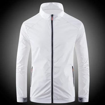 Sunscreen Coats Men's Breathable Sports Waterproof Jacket Summer UV Protection Outdoor Fishing Skin Clothing