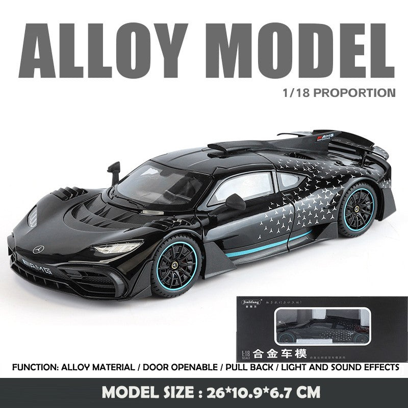 Simulation 1:18 Mercedes Benz AMG ONE Super Car Model Dieacst Toy Vehicle Collectibles Birthday Gifts Man Boy Miniature Voiture