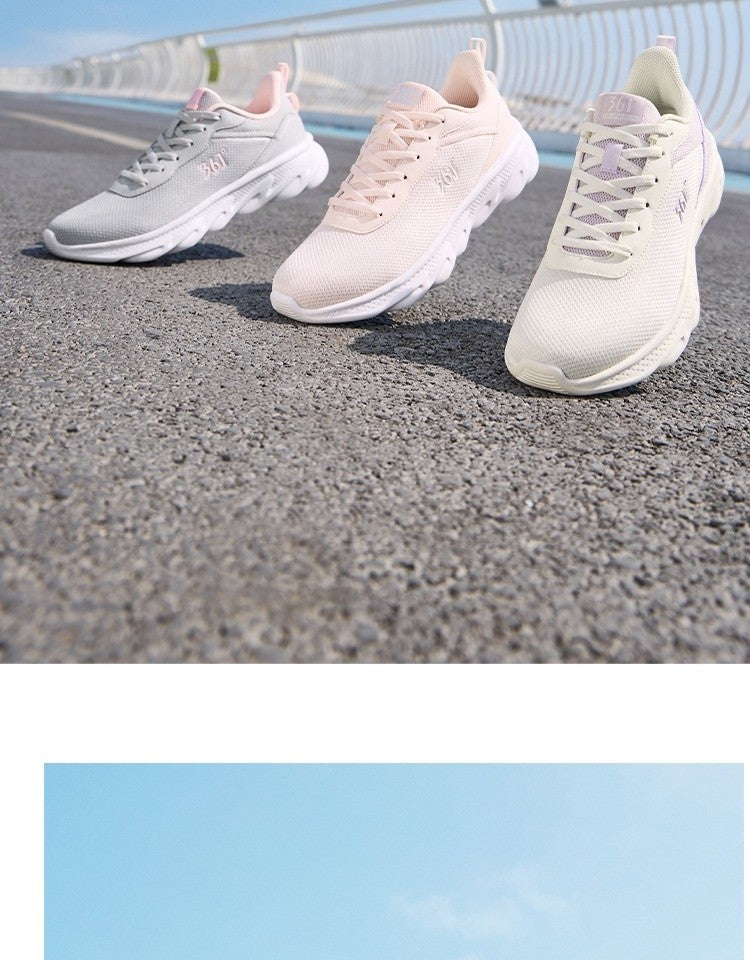 361 Degrees Women's Sneakers Retro Platform Sole Breathable Mesh All-Day Comfort Lightweight  Fitness Female Sneakers 682522230