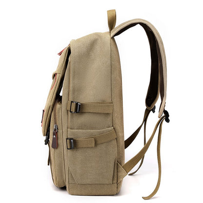 Men's large capacity travel backpack, suitable for different groups of people, adjustable shoulder strap length, multi compartme