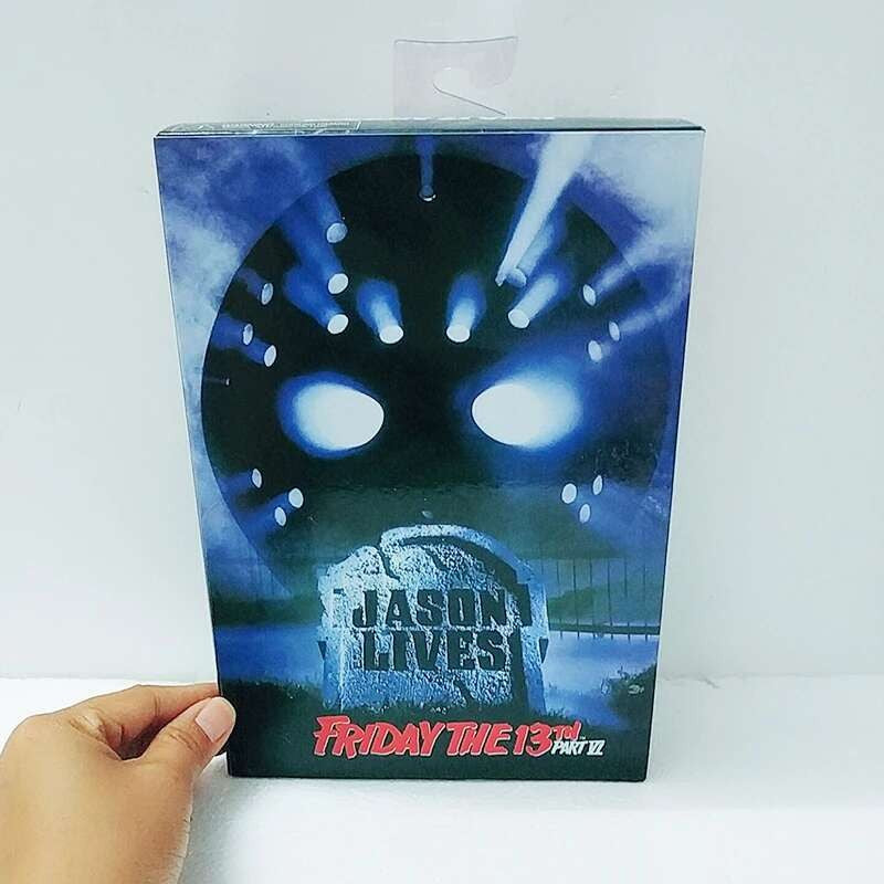 O 13º Brinquedo de Figuras NECA Sexta-Feira 13 Freddy Jason Voorhees Figura de Ação de Sangue Modelo Colecionável do Jason Presentes de Natal Halloween