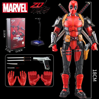 ZD Toys Deadpool & Wolverine Bonecos de Ação Deadpool na Caixa Wolverine Coleção Bonecos de Ação Adultos Brinquedo Infantil