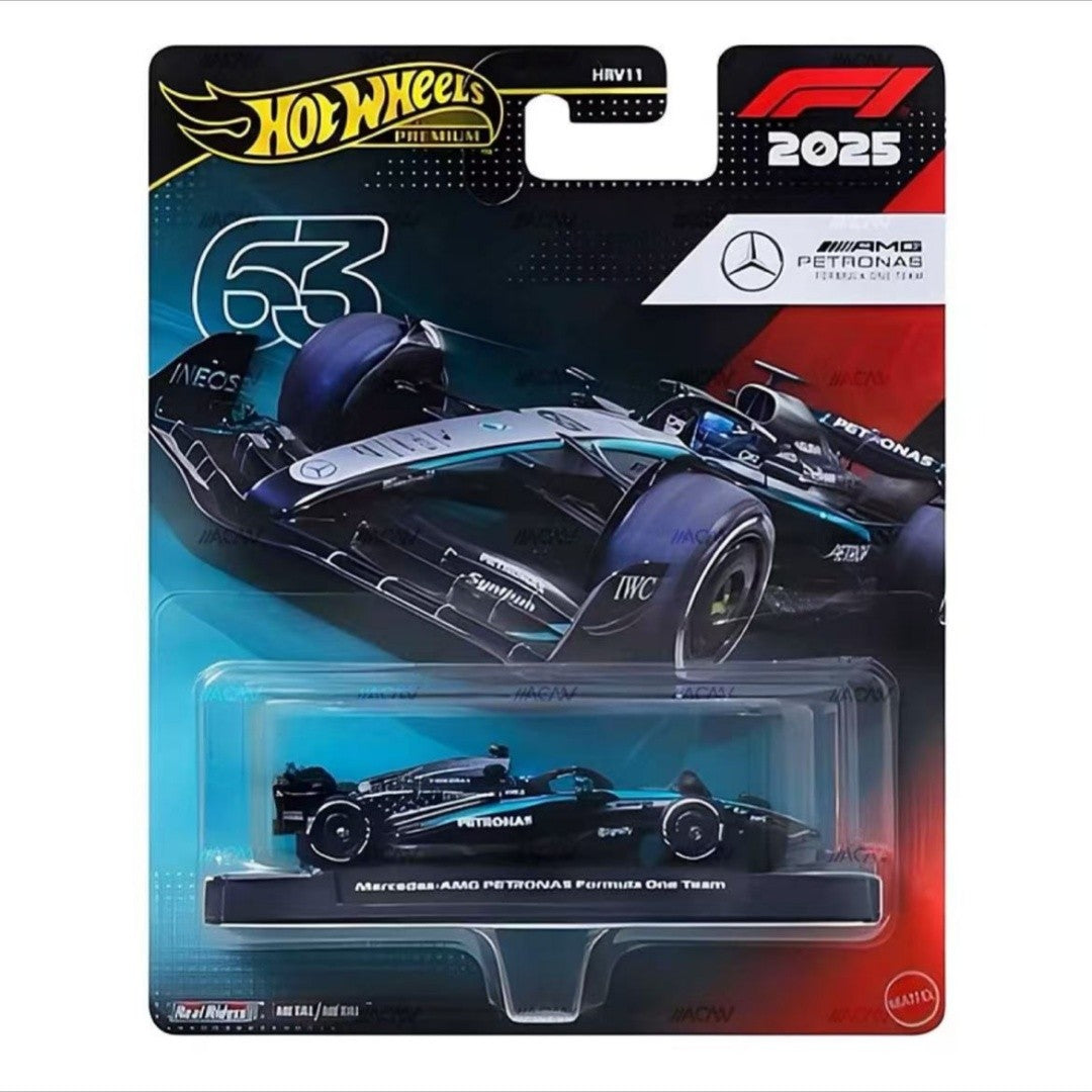 Original 1/64 Hot Wheels Car F1 Racing Model Mclaren Culture Red Bull Mercedes Benz Limited Edition Hrv11 Diecast Vehicle Car