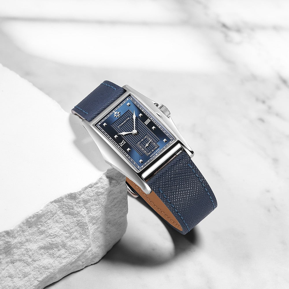 FARASUTE Creative Manual Square Customized Mechanical Movement Watch Men Luxury Sapphire Glass Small Second Wristwatches reloj