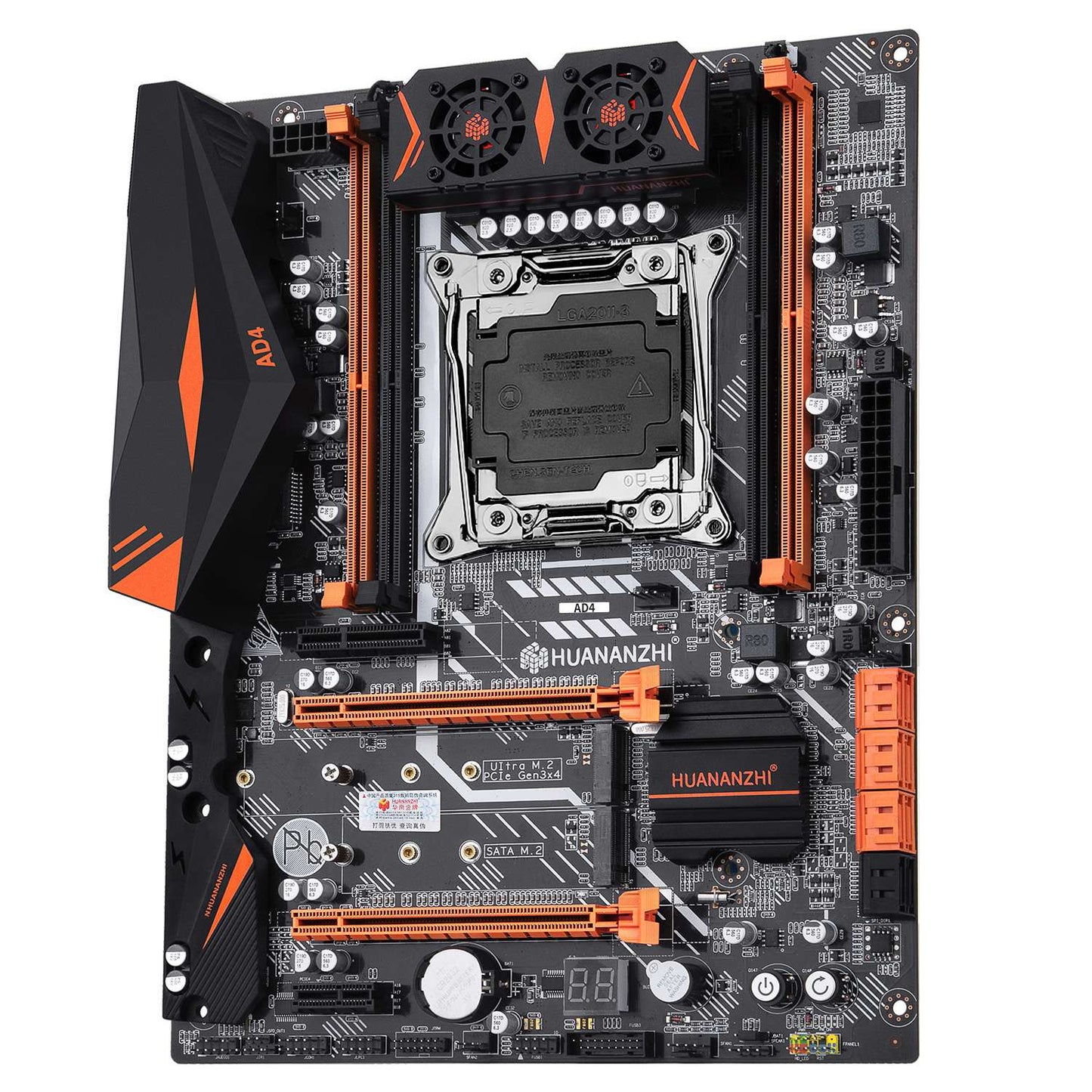 Placa-mãe HUANANZHI X99 AD4 LGA 2011-3 XEON X99 suporta Intel E5 2640 2666 2670 2678 2696 V3 V4 DDR4 RECC NON-ECC NVME SATA
