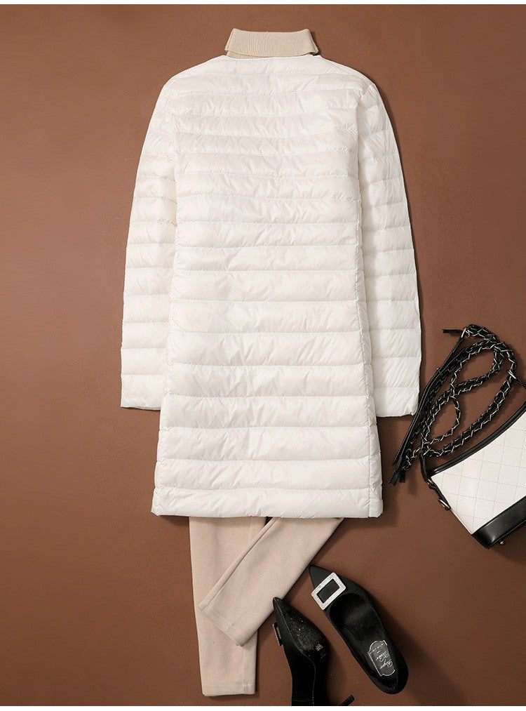 S/M Women Winter Coats 2024 New Autumn Winter O-Neck Female Thin Duck Down Jackets Portable Windproof Puffer Parkas 0-10?