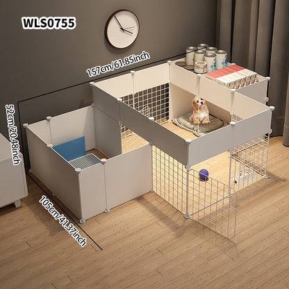 Cercadinho para Cães, Casa Interna, Gaiola, Cão de Porte Pequeno e Médio, Teddy, Corgi, Porta de Isolamento, Grade de Proteção, Canil