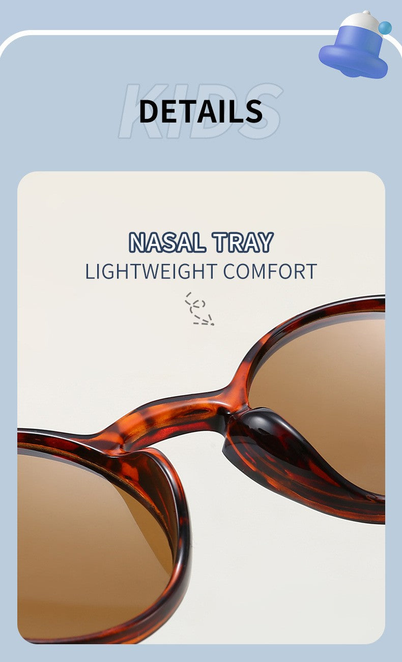 3PCS  Fashion  Glasses Trendy Running Volume Personalized UV400 Resistant Children's Sunglasses