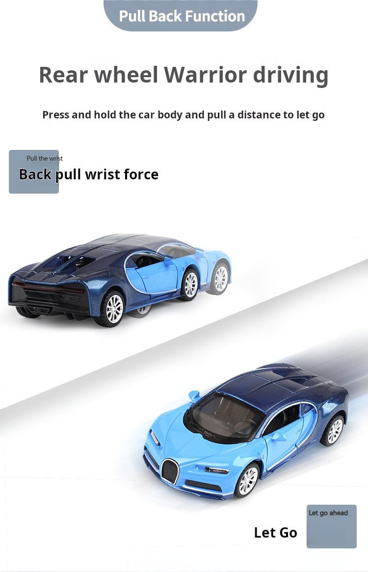 1:36 Bugatti Carro de Brinquedo Super Sport Modelo Miniatura Rodas Livres Liga de Zinco Fundido Coleção Presente Carro