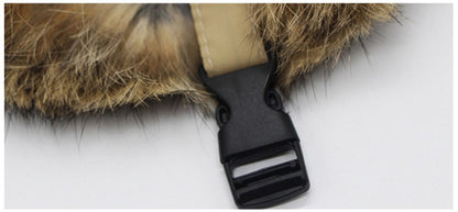 New Russia Winter Real fur Hat Men Outdoor Windproof Super Warm Real Rabbit Fur Bomber Hats Natural Soft Natural Rabbit Fur Caps