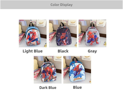 Marvel Spider-Man Kids Backpack Trendy Cartoon Boys' School Bag Fashionable Spider-Man Backpack Double Shoulder Bag for Toddlers