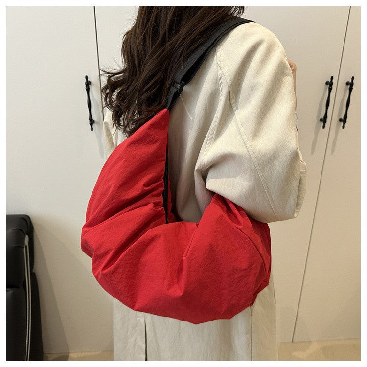 Large Capacity Simple Shoulder Bags Comfortable and Versatile Texture Crossbody Bags for Women Men Fashion Casual Storage Bags