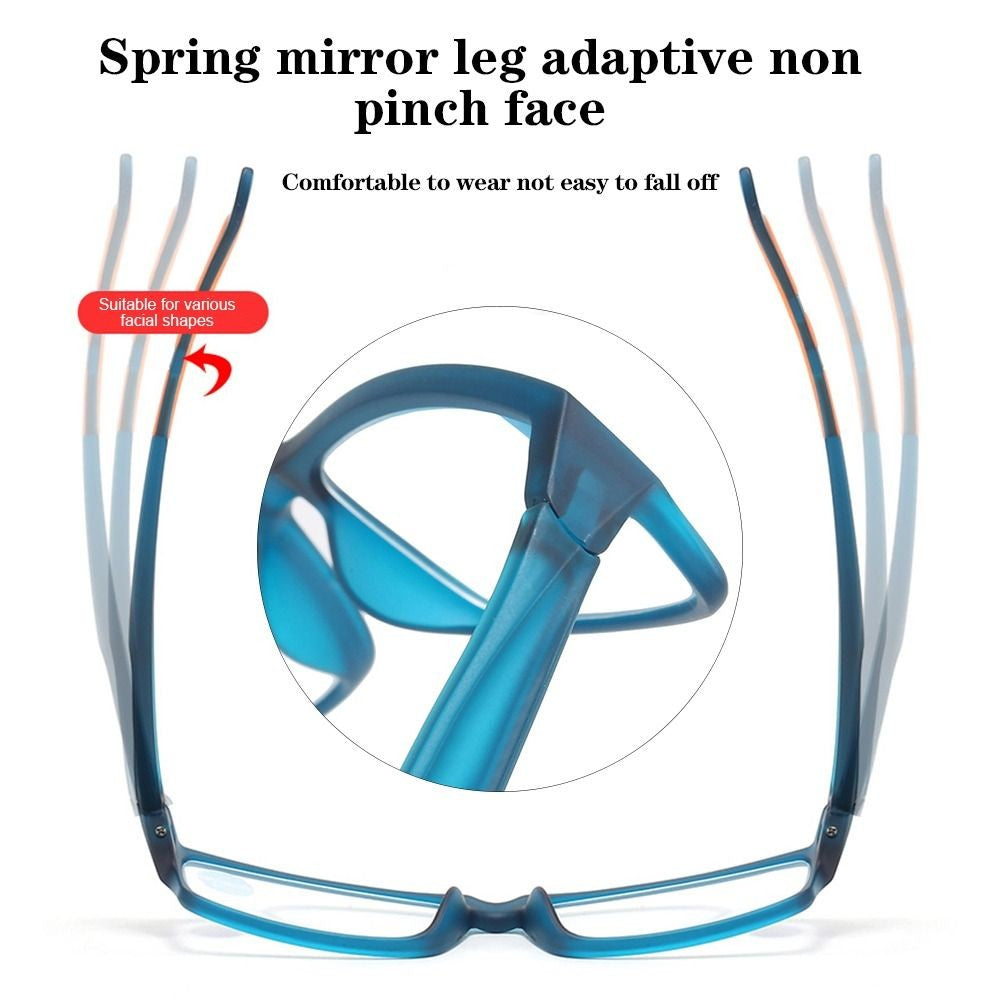 Sport Men Reading Glasses Ultralight Anti-blue Light Presbyopia Eyeglasses Women Men Far Sight Optical Eyewear Diopters +100+400