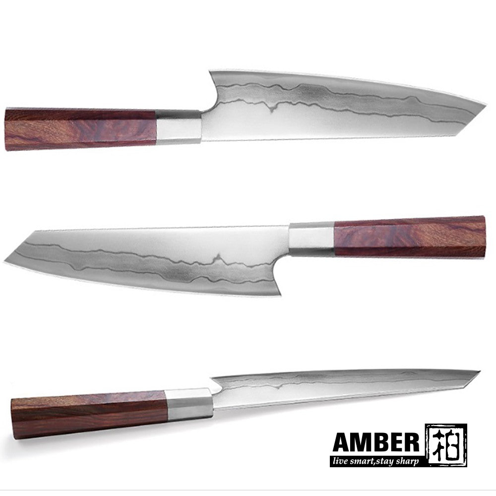 1-6 PCS Kitchen Knife 67 Layers Damascus Steel 10Cr15CoMoV core Kitchen Chef Slicing Utility Paring Knife Set mesh resin Handle