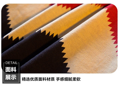 American Retro Diamond Denim Shirt Men Clothing Autumn Polo Neck Trendy High Strret Loose Casual Blouses Cargo Jacket for Men