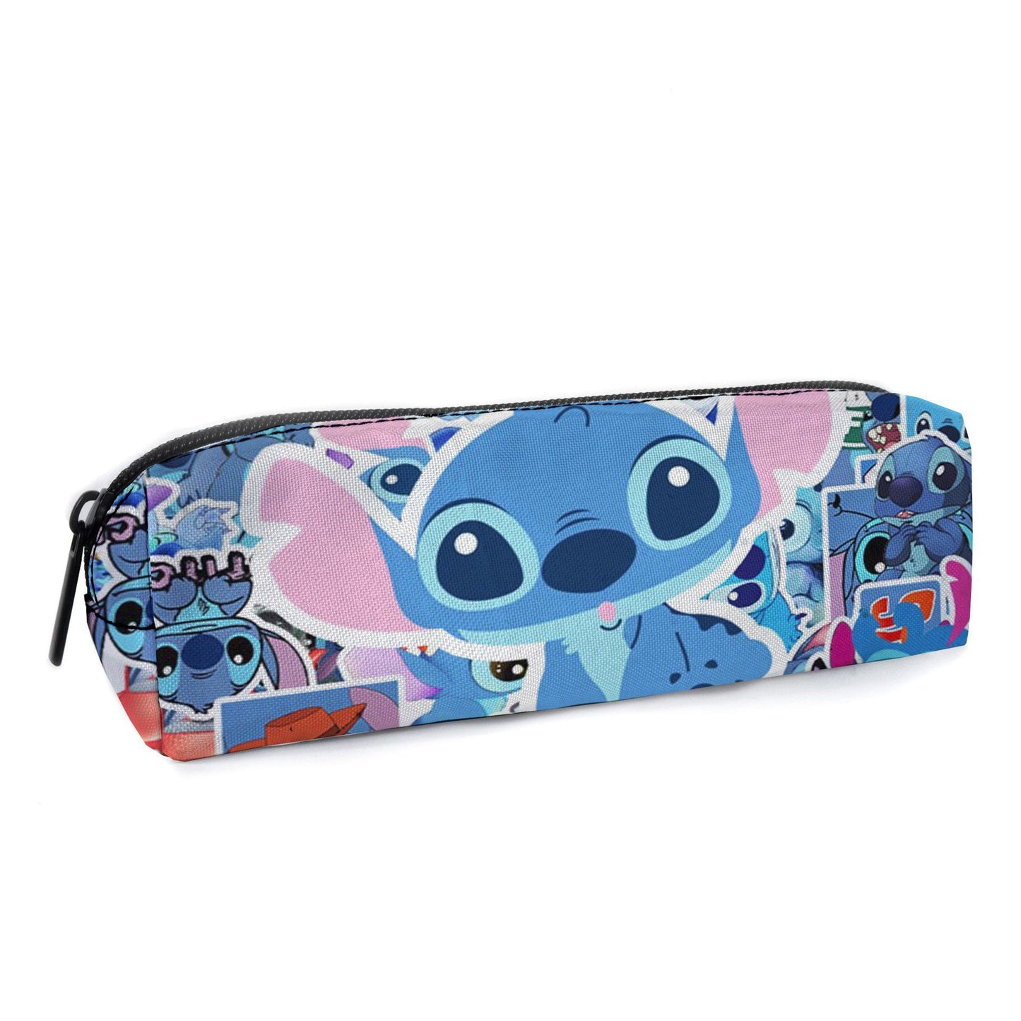 Anime Pencil Case Kawaii Stitch Print Pen Bag Cartoon Students Storage Bag Pen Set School Stationery Christmas Gift for Kids