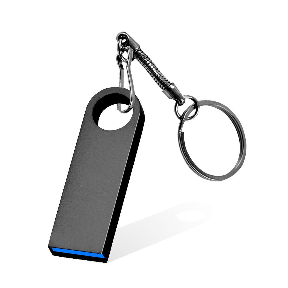 Hot Sale Metal Key Chain 3.0 USB Flash Drive 128GB Pen Drive 8GB 16GB 32GB 64GB Memory U Stick 3. 0 High Speed Pendrive