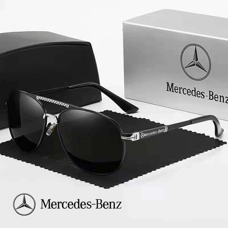 For Mercedes Benz A B C E S V Class GLB GLC GLE AMG Pilot SLK SLC ML Car High Men Anti Glare Driver Goggles Polarized Sunglasses