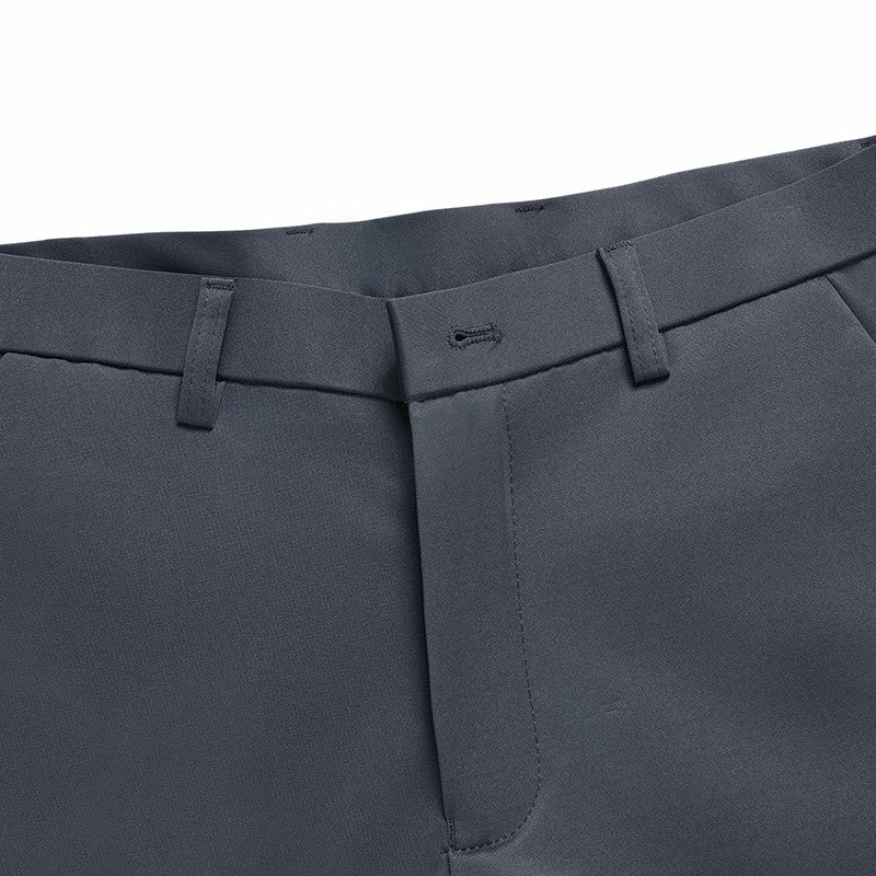 29-42 Men's Summer Pants Thin Straight Stretch Casual Pants with No Trace No Ironing Fabric Silky and Cool Feeling