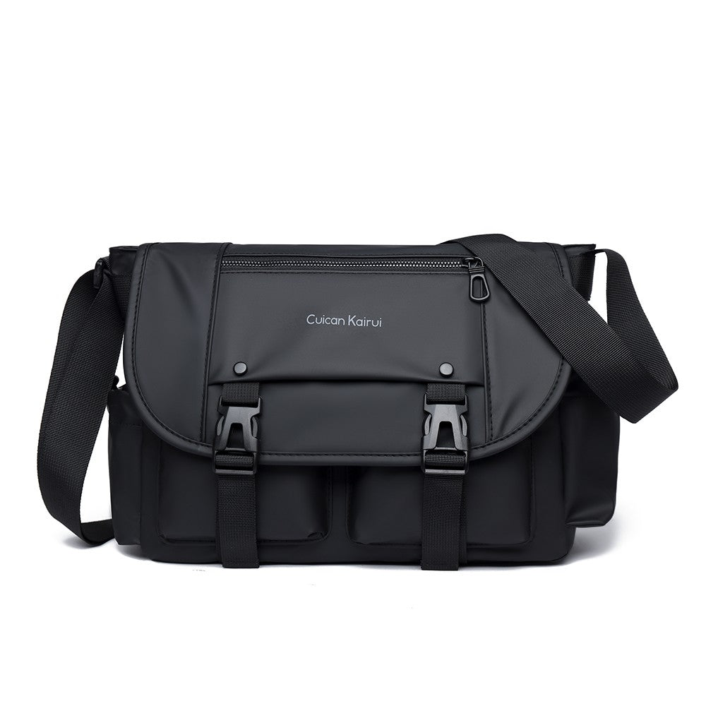 Single Shoulder Bag, Retro Mailman Bag, 2025 New Casual Crossbody Bag, Large Capacity Canvas Bag, Commuting Men's Bag