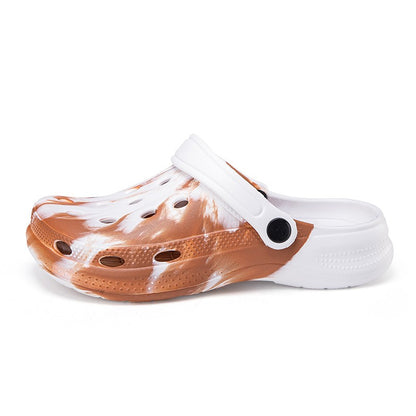 Summer Couple Clog Shoes Fashion Sandals Waterproof Slippers Men Shoes Outdoor Soft Sole Shoes Clogs EVA Beach Home Slipper